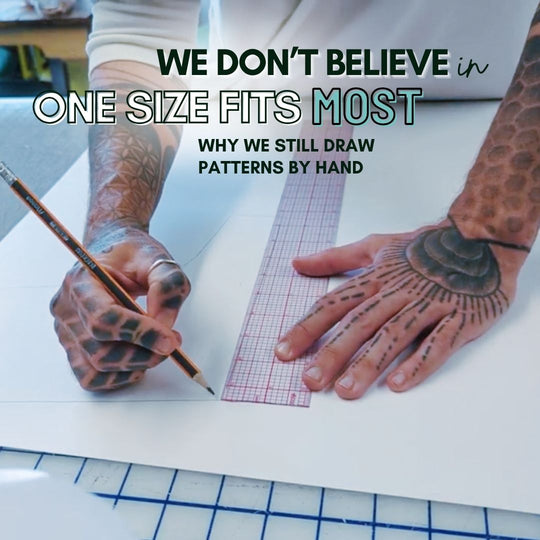 We Don't Believe in One-Size-Fits-Most: Why We Still Draw Patterns by Hand