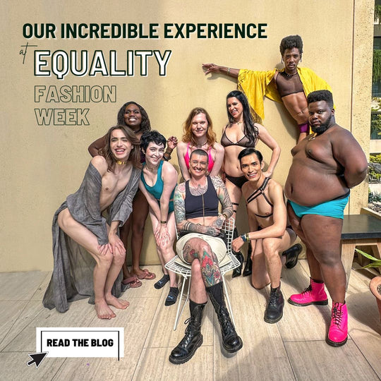 Défiler la piste à la Fashion Week pour l'égalité