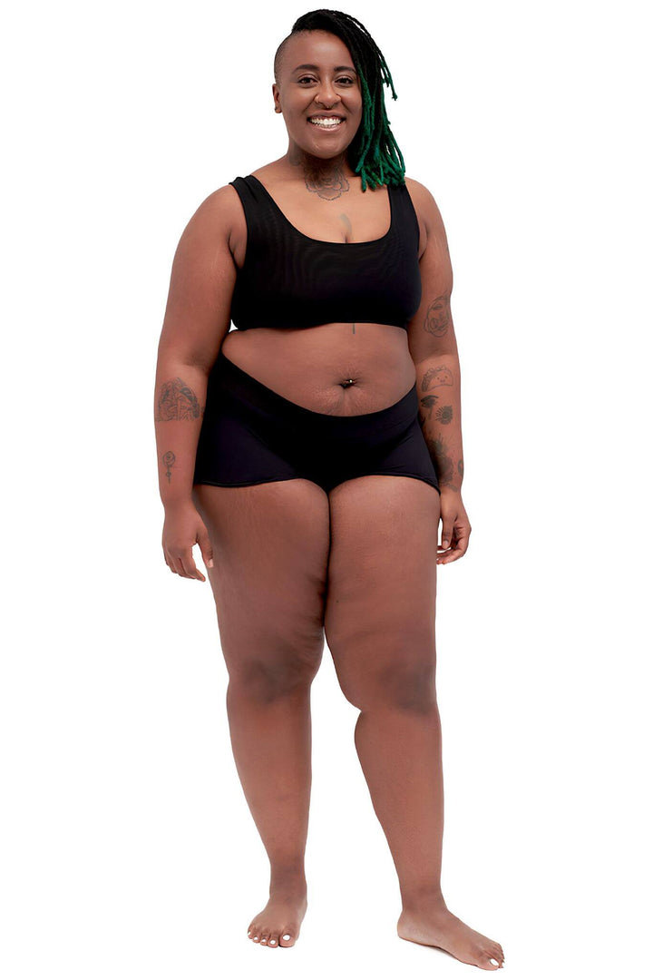 Mesh Bra Binder - Black