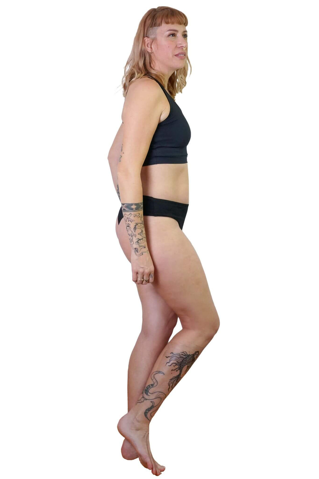 Bamboo Lounge Thong - Black