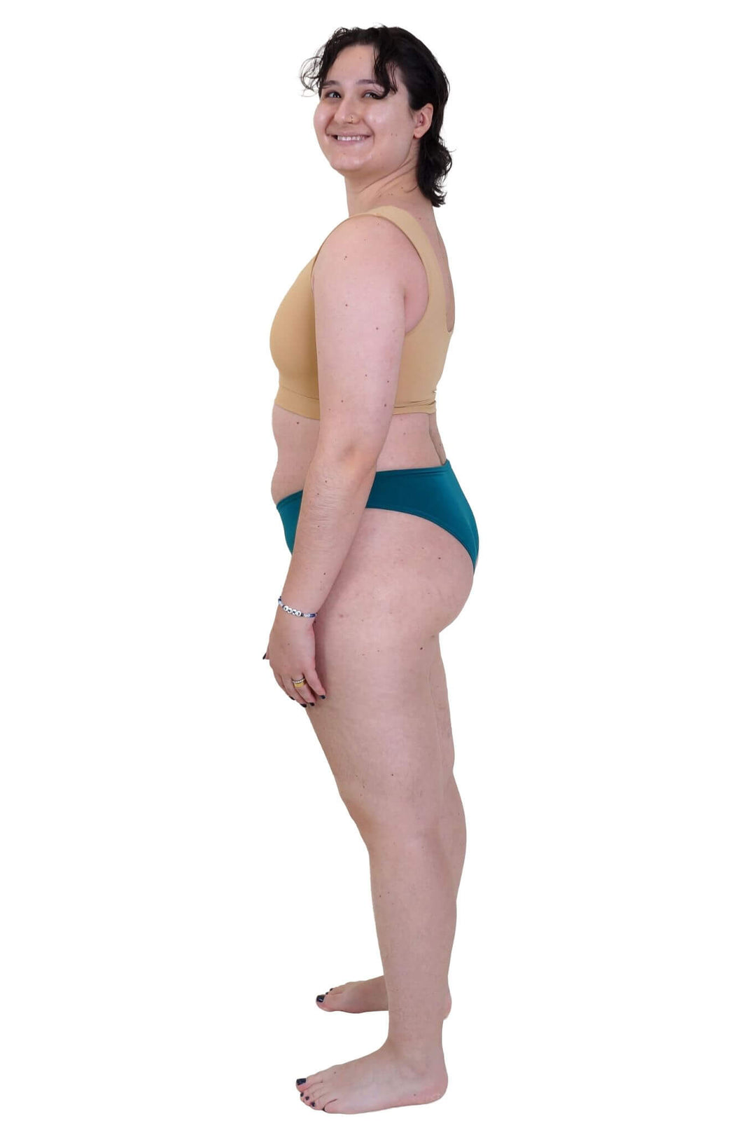 Lycra Bra Binder - Cashew