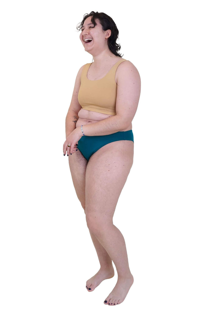 Lycra Bra Binder - Cashew