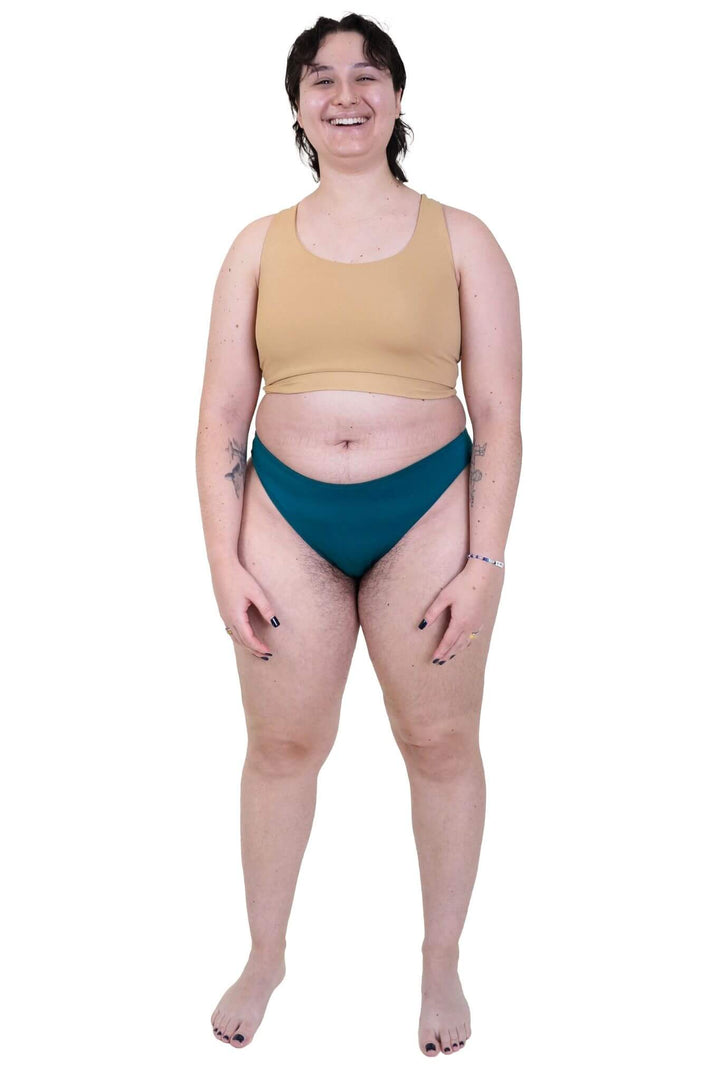 Reversible Lycra Soft Binder - Cashew