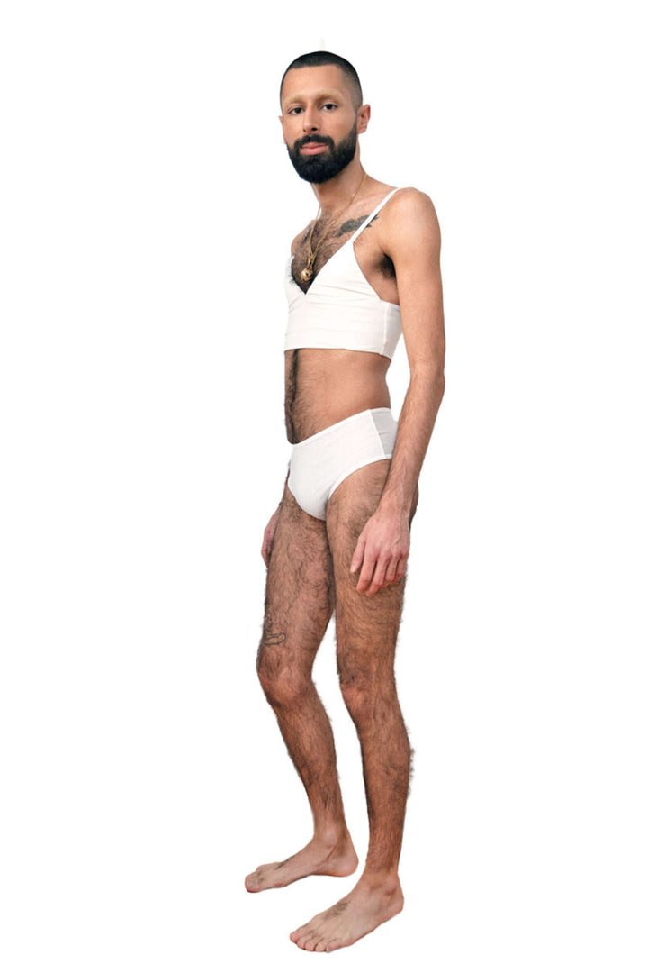 Cheeky Boyshort Gaff - Bone