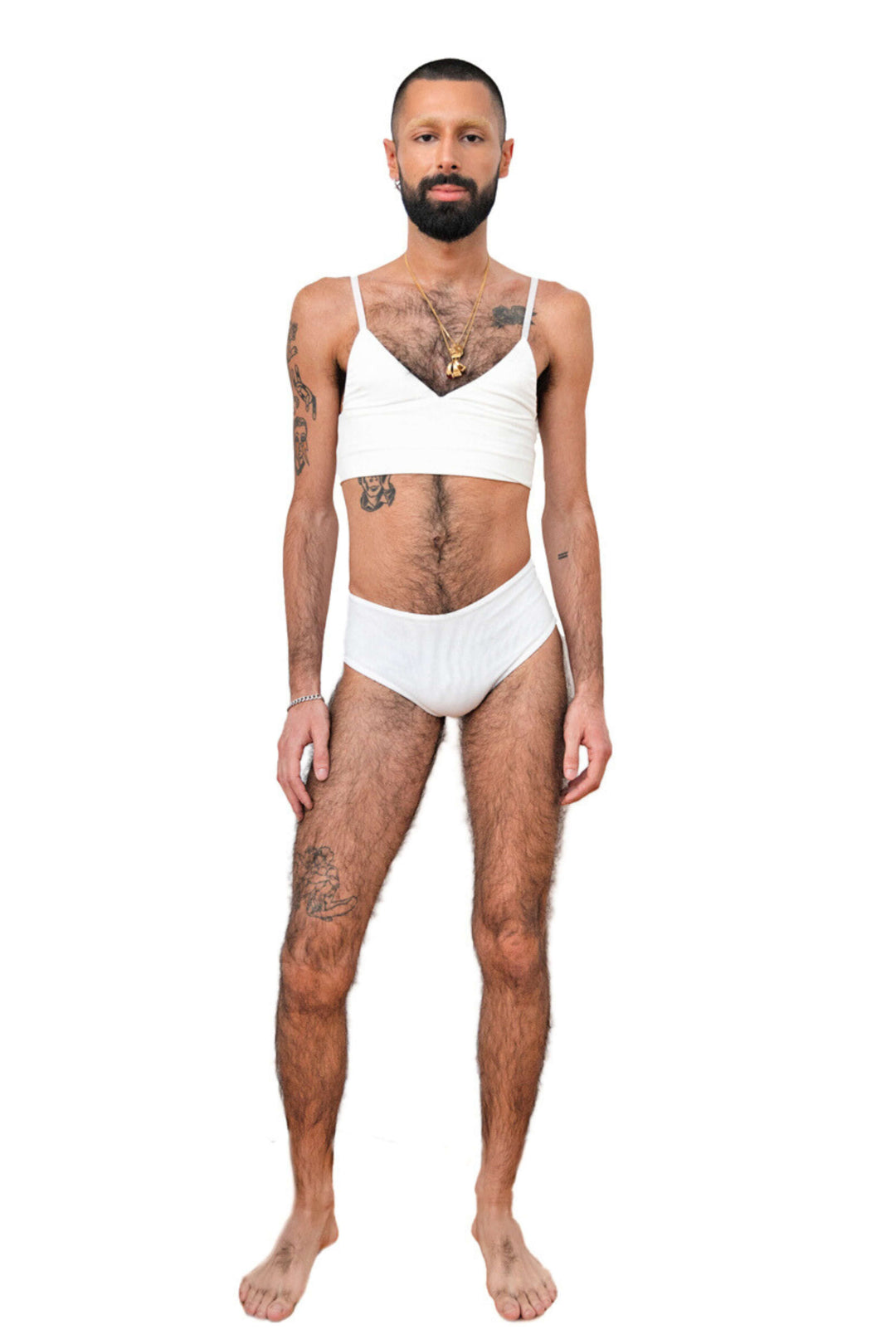 Cheeky Boyshort Gaff - Bone