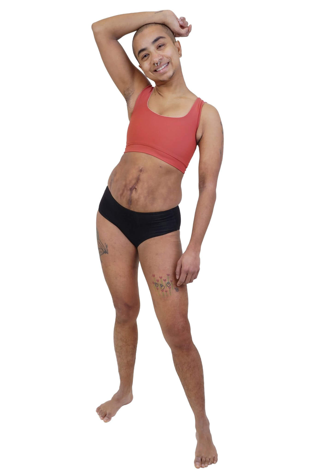 Lycra Bra Binder - Ember
