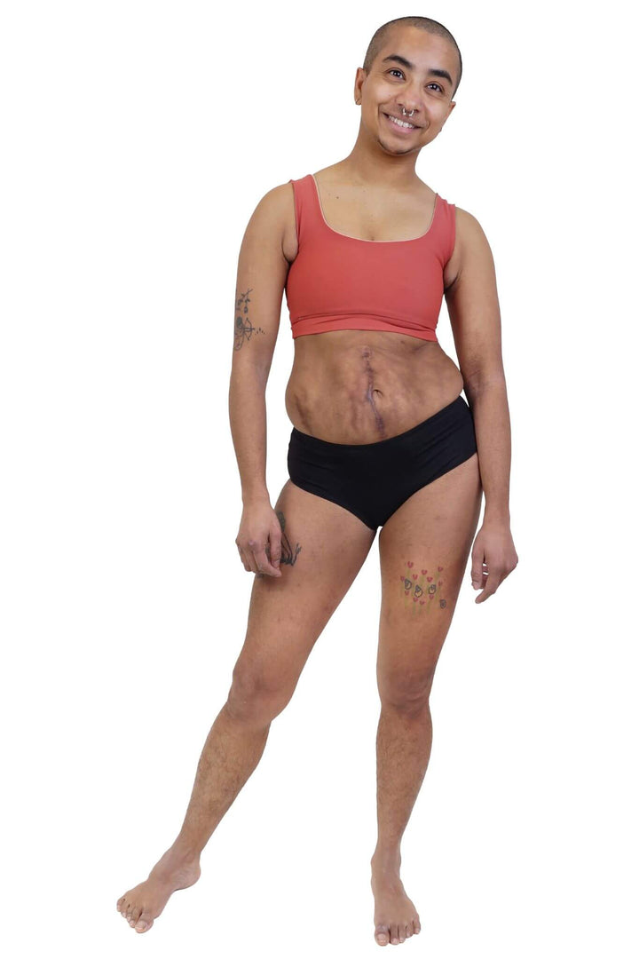Lycra Bra Binder - Ember