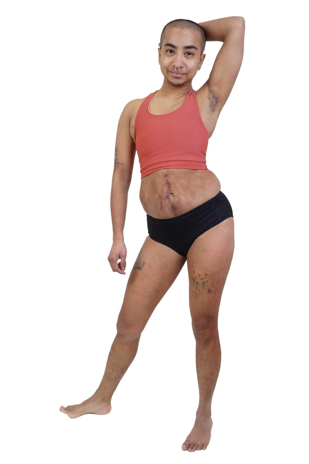 Lycra Racerback Binder - Ember
