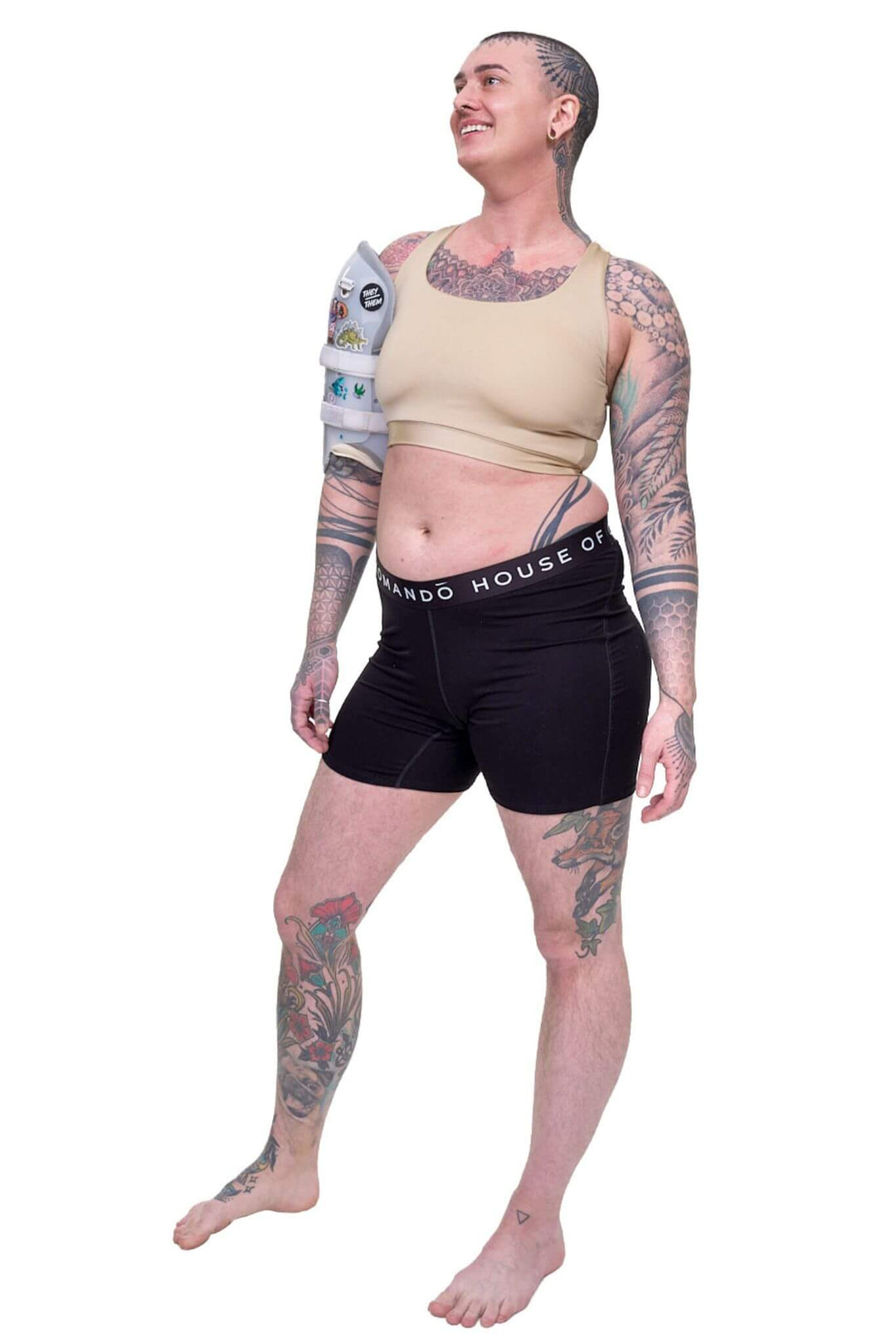 Liant doux en lycra réversible