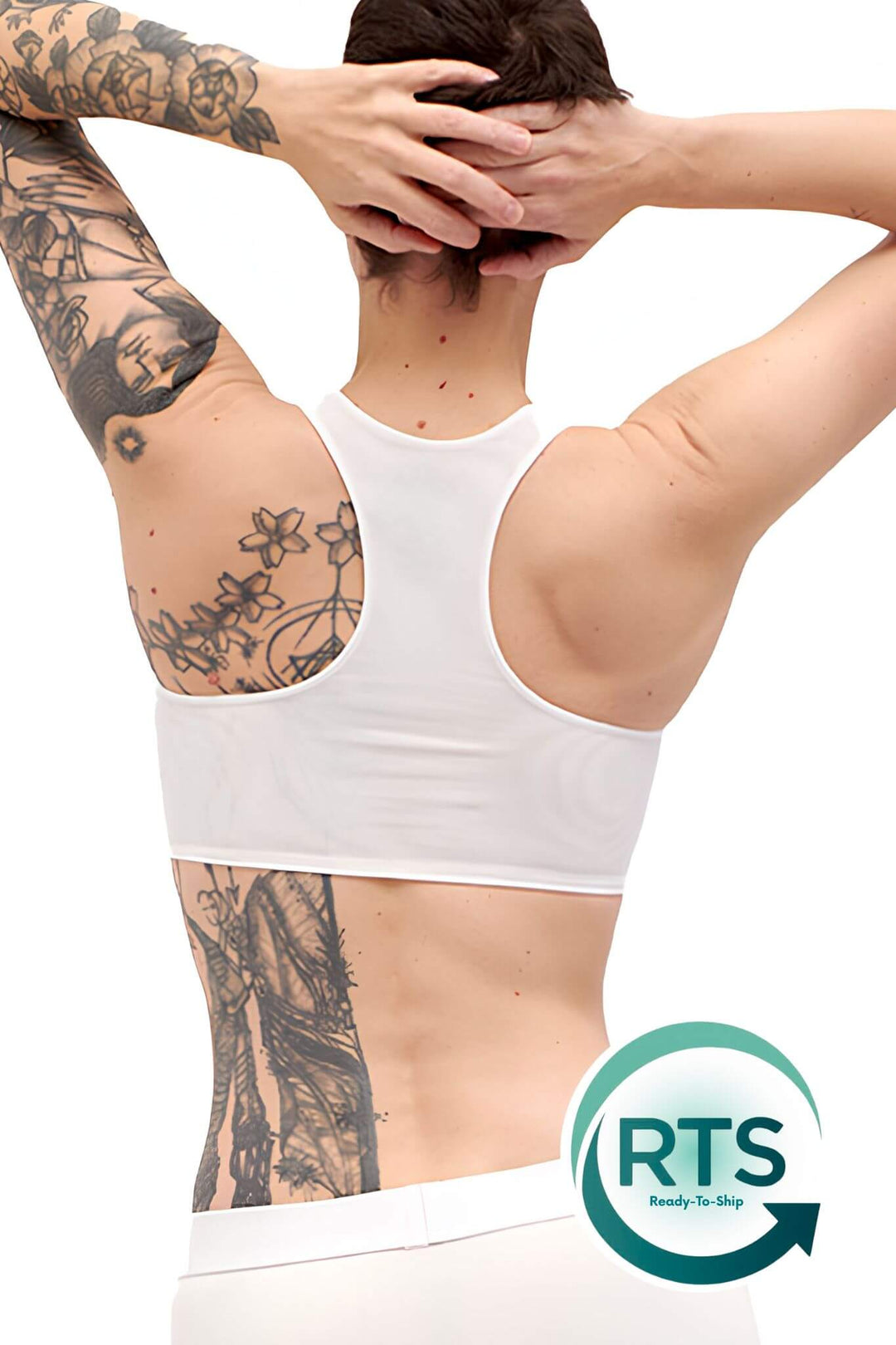 Ready-To-Ship Mesh Racerback Binder - Bone