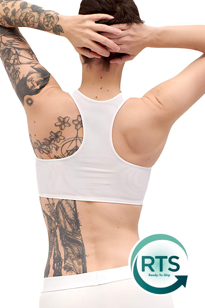 Ready-To-Ship Mesh Racerback Binder - Bone