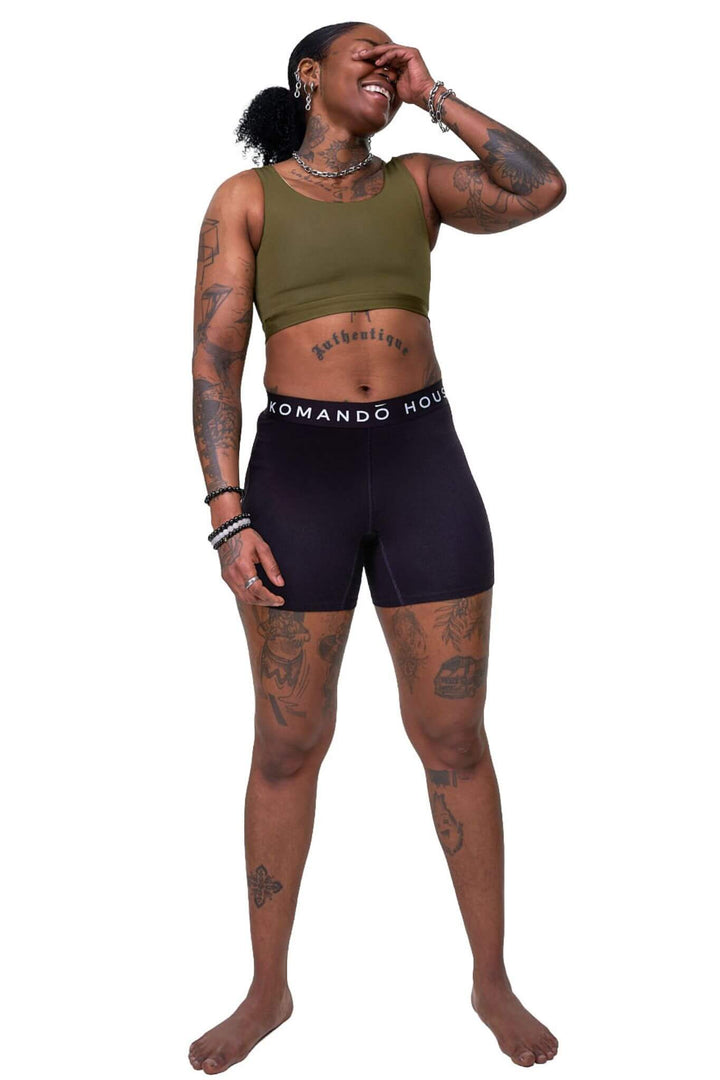Lycra Bra Binder - Olive