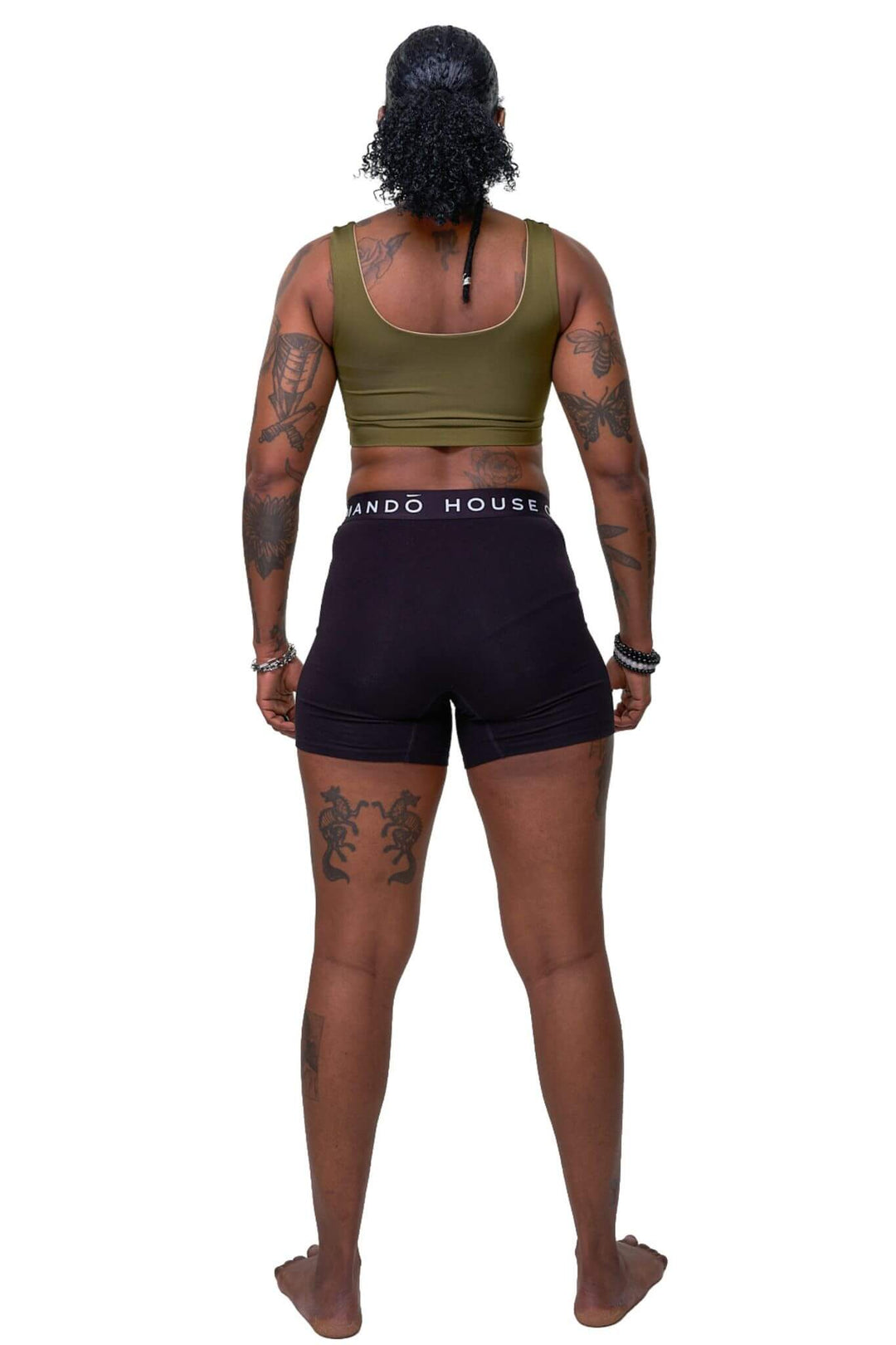Lycra Bra Binder - Olive