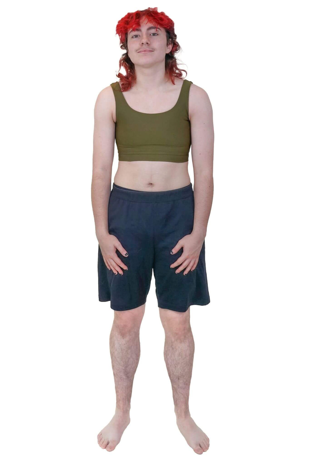 Lycra Bra Binder - Olive