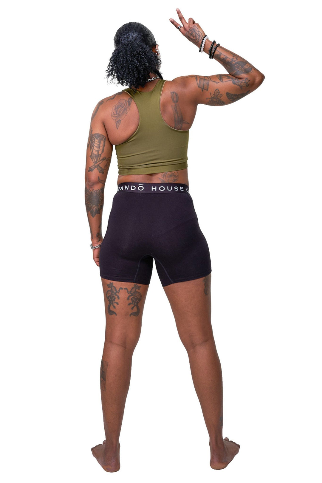 Lycra Racerback Binder -Olive