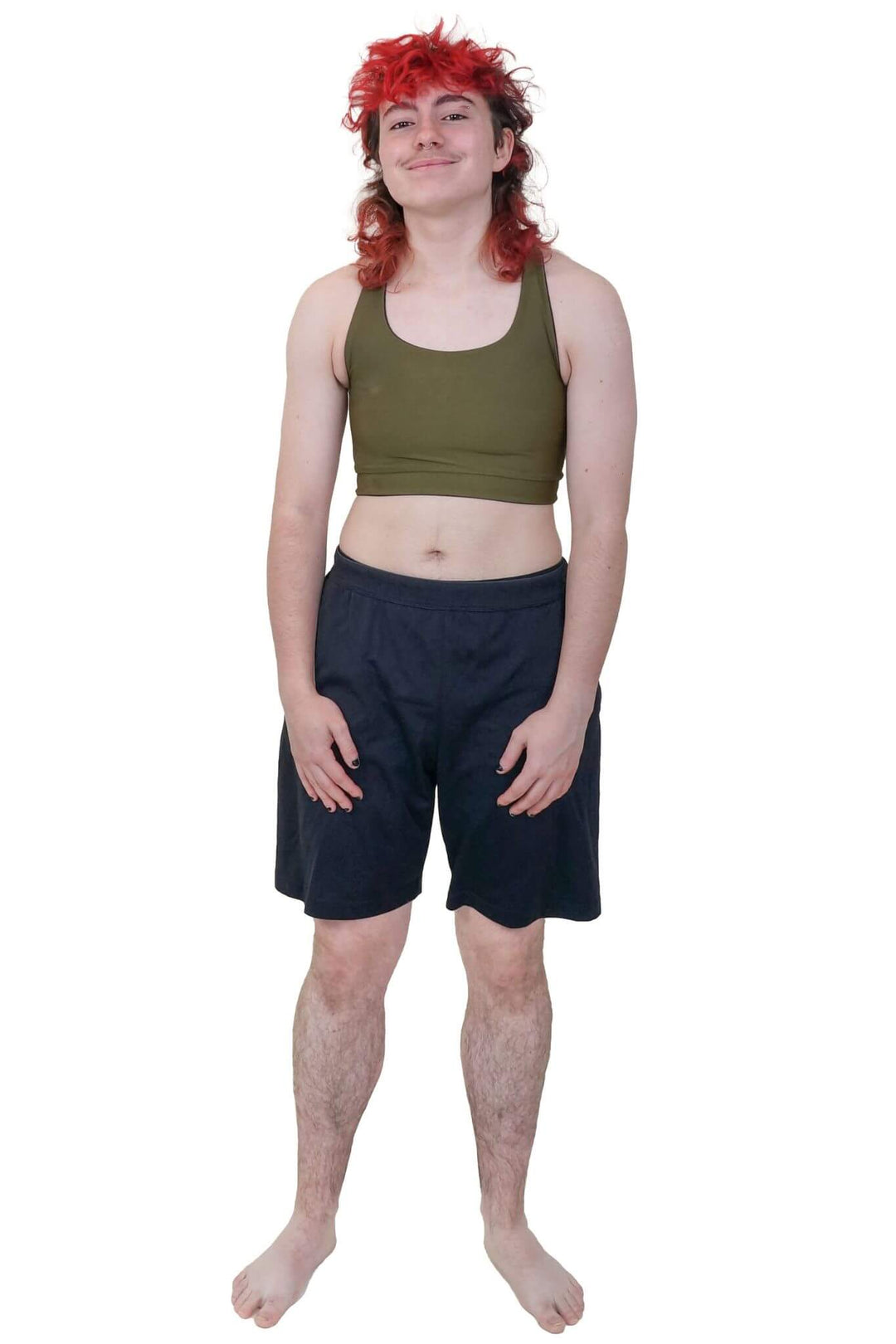 Lycra Racerback Binder -Olive