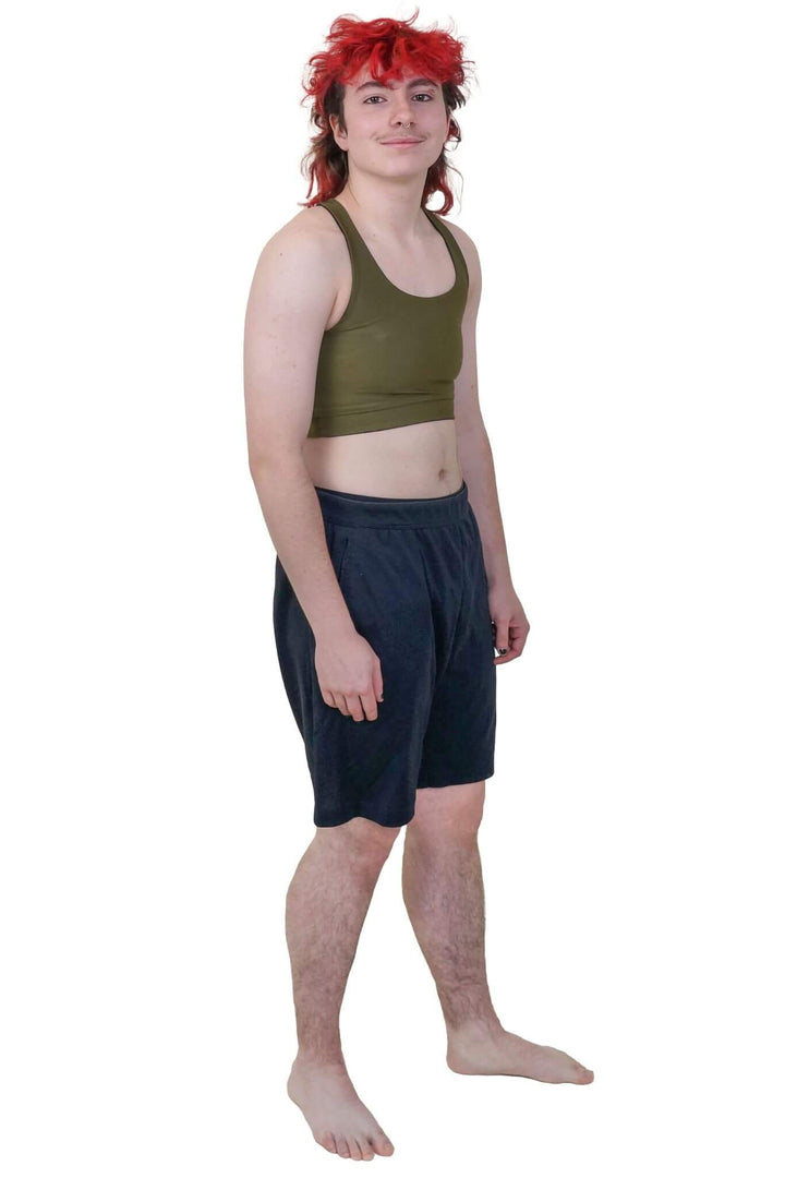 Reversible Lycra Soft Binder - Olive