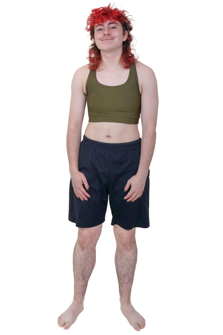 Reversible Lycra Soft Binder - Olive
