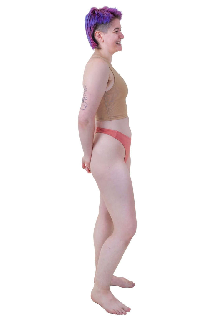 Side-Open Mesh Racerback Binder - Sand