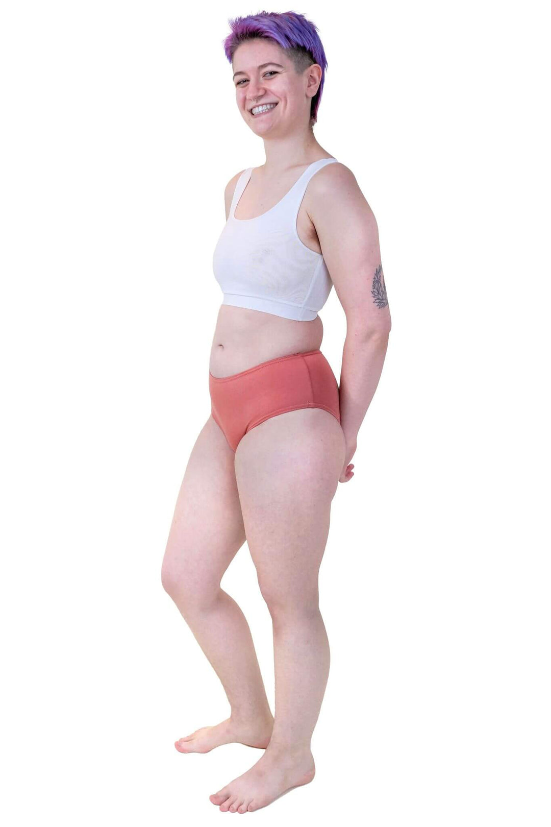 Mesh Bra Binder - Bone