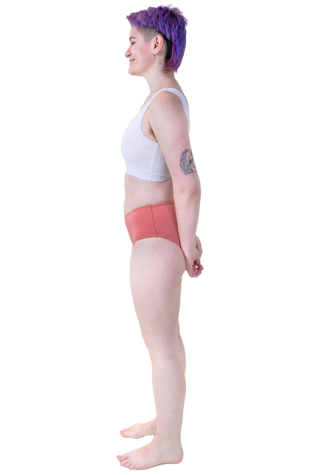 Mesh Bra Binder - Bone