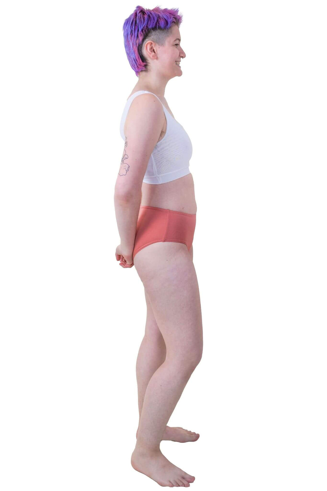 Mesh Bra Binder - Bone