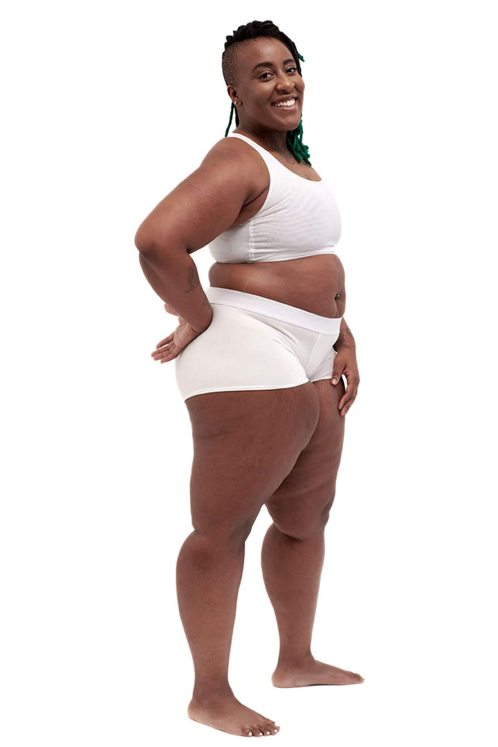 Ready-To-Ship Mesh Racerback Binder - Bone