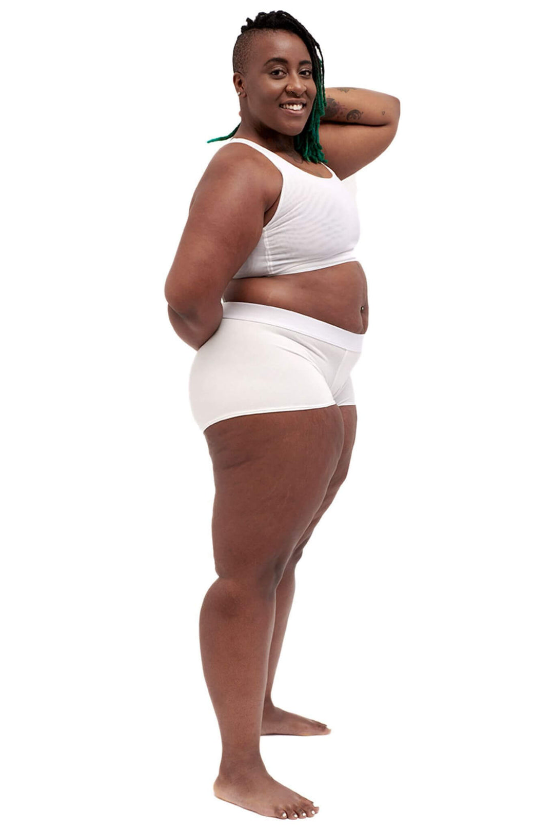Ready-To-Ship Mesh Racerback Binder - Bone