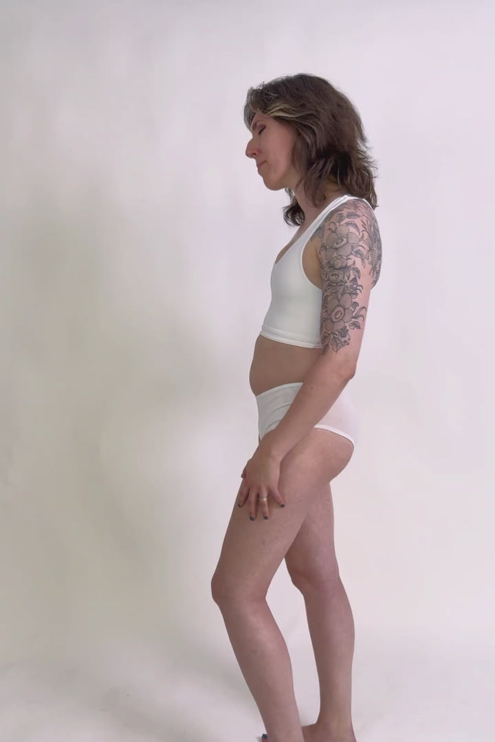 Cheeky Boyshort Gaff - Bone