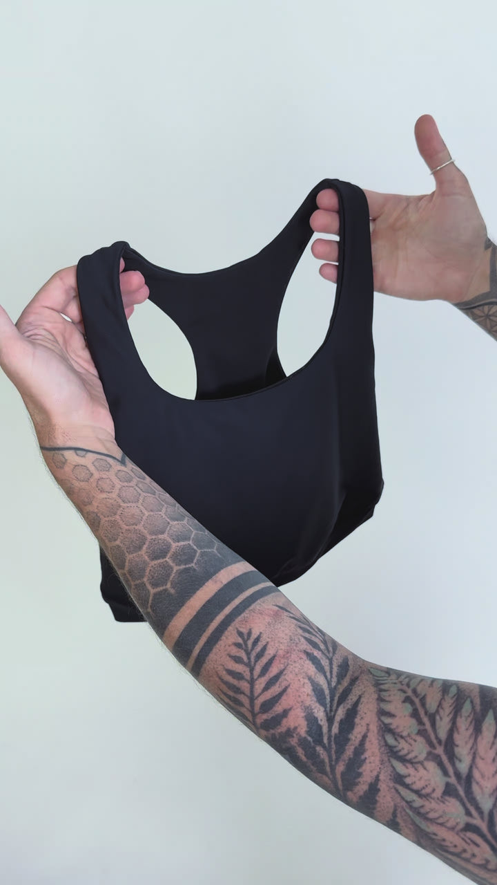 Lycra Racerback Binder - Black