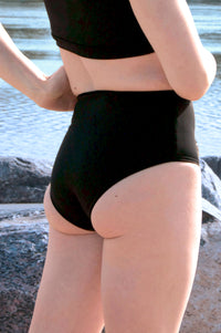 High Waist Cheeky Swimsuit Bottom