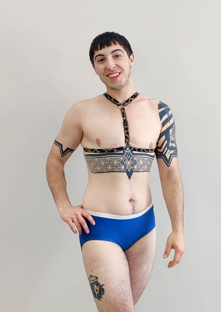 SALE- Leopard Chest Harness